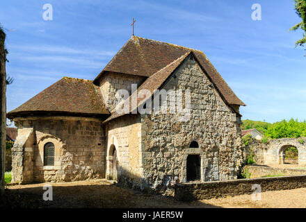 Francia, Loir et Cher, Montoire sur le Loir, Saint Gilles cappella Foto Stock