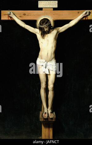 Diego Velazquez Cristo crocifisso 1632 Museo di Prado a Madrid Foto Stock