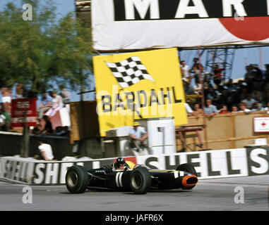 BRM P261 V8 Graham Hill , finita 3° 1966 Grand Prix di Monaco Foto Stock