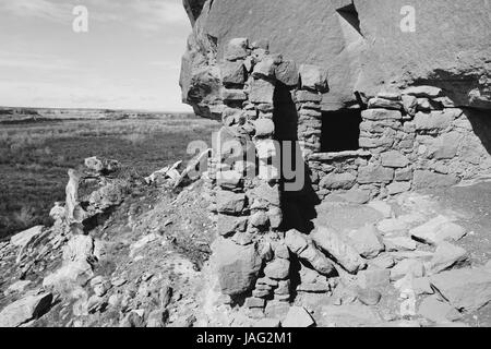 Porta le orecchie del monumento nazionale, un preistorico dei nativi americani insediamento Anasazi e sito archeologico. Foto Stock