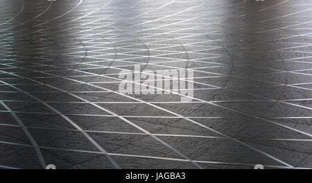 Pavimento nella hall di Petronas Twin Towers, Kuala Lumpur, Malesia Foto Stock