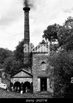 Leawood Casa della pompa, Cromford Canal, Derbyshire, Regno Unito Foto Stock
