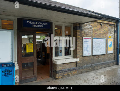 Chorley stazione di legno Foto Stock