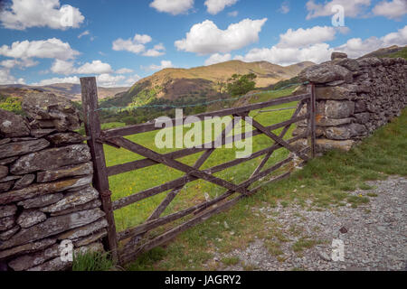 Helvellyn è una montagna nel Lake District inglese, il punto più alto della gamma Helvellyn. Il suo un Wainwright Foto Stock