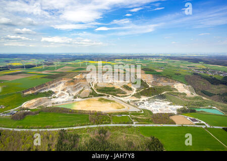 Rheinkalk GmbH, cava, Brilon, Sauerland, Hochsauerlandkreis, Nord Reno-Westfalia, Germania Foto Stock