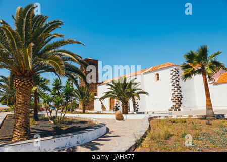 La chiesa di Nostra Signora della Candelaria in La Oliva, isola di Fuerteventura, Spagna Foto Stock