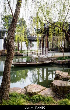 Keyuan giardino, Suzhou, provincia dello Jiangsu, Cina Foto Stock