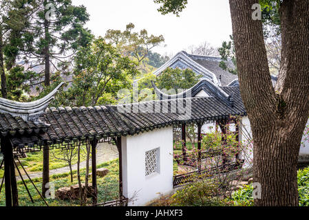 Keyuan giardino, Suzhou, provincia dello Jiangsu, Cina Foto Stock