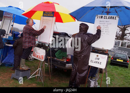 Quantock Staghounds punto-punto gare al Cothelstone, Somerset, Regno Unito Foto Stock