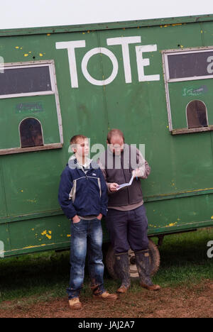 Quantock Staghounds punto-punto gare al Cothelstone, Somerset, Regno Unito Foto Stock