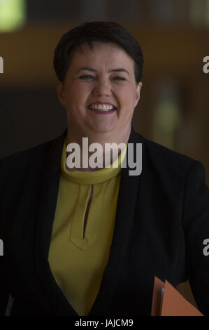 Primo ministro di domande a Holyrood con: Ruth Davidson dove: Edimburgo, Regno Unito quando: 03 maggio 2017 Credit: WENN.com Foto Stock