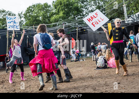 Le foto scattate al Glastonbury Festival 2015 dotate di: atmosfera dove: Pilton, Regno Unito quando: 27 giu 2015 Credit: WENN.com Foto Stock