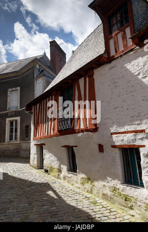 La città medievale di Vitré in Bretagna, Francia Foto Stock