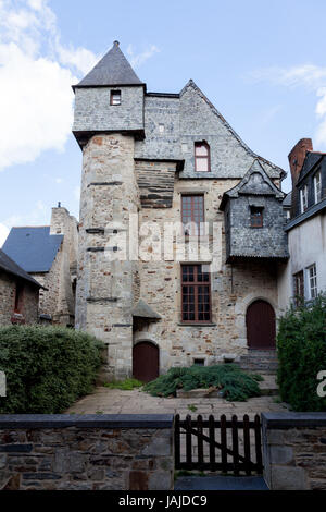 La città medievale di Vitré in Bretagna, Francia Foto Stock