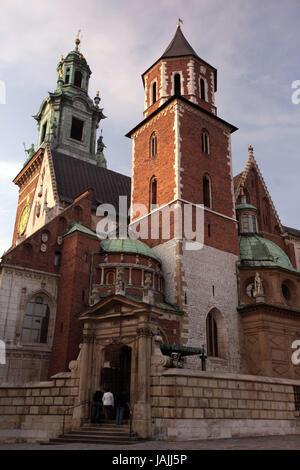 Polonia,Cracovia,piccole espansioni,Hawal,royal castle,bloccare,Hawalhügel,Città Vecchia,vita quotidiana, Foto Stock