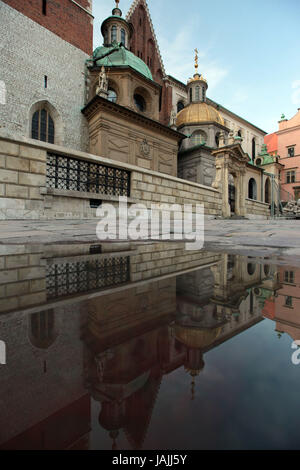 Polonia,Cracovia,piccole espansioni,Hawal,royal castle,bloccare,Hawalhügel,Città Vecchia,vita quotidiana, Foto Stock