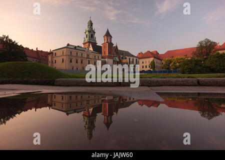 Polonia,Cracovia,piccole espansioni,Hawal,royal castle,bloccare,Hawalhügel,Città Vecchia,vita quotidiana, Foto Stock