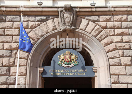 Consiglio dei ministri edificio in Sofia Foto Stock