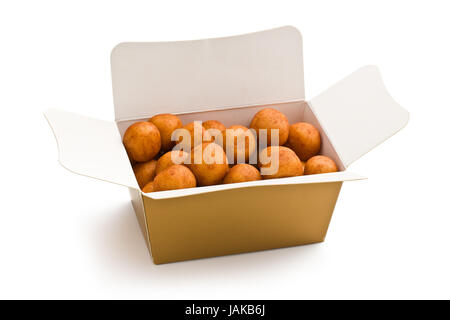 Il marzapane di palline in confezione regalo Foto Stock