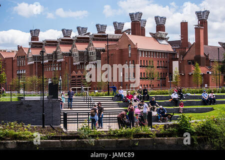 La Queen's edificio, De Montfort University di Leicester Foto Stock