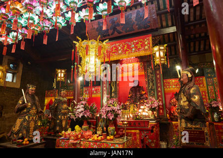 Pak storico Tai tempio (1863), Wan Chai, Isola di Hong Kong, Hong Kong, Cina Foto Stock