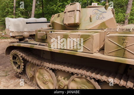 Panzer II Ausf. L 'Luchs' all evento Militracks Foto Stock