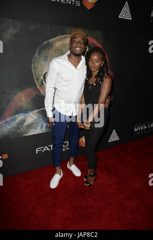 Los Angeles, Stati Uniti d'America. 6 Giugno, 2017. McClain Woody alla premiere di rivettatura Entertainment " Chris Brown: Benvenuti nella mia vita" documentario in L.A. Credito: MediaPunch Inc/Alamy Live News Foto Stock