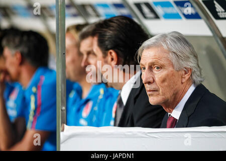 Murcia, Spagna. Il 7 giugno, 2017. International amichevole tra la nazionale di calcio della Spagna e la Colombia a Nueva Condomina Stadium in Murcia. © ABEL F. ROS/Alamy Live News Foto Stock