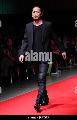 Ballerino giapponese HIRO assiste alla cerimonia di apertura dei pantaloncini corti Film Festival & Asia 2017 a Tokyo in Giappone il 1 giugno 2017. Credito: Naoki Nishimura/AFLO/Alamy Live News Foto Stock