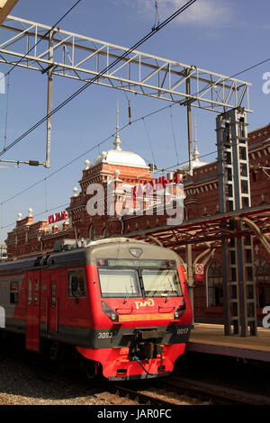 Europa, Russland, Republik Tatarstan, Kasan, Bahnhof | Stazione Ferroviaria, Kazan, Repubblica di Tatarstan, Russia Foto Stock