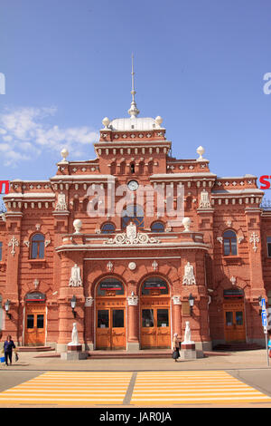 Europa, Russland, Republik Tatarstan, Kasan, Bahnhof | Stazione Ferroviaria, Kazan, Repubblica di Tatarstan, Russia Foto Stock