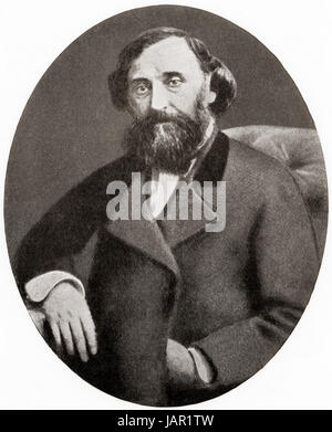 Bartolomé Mitre Martínez, 1821 - 1906. Statista argentino, militare figura, autore e Presidente di Argentina dal 1862 al 1868. Da Hutchinson nella storia delle nazioni, pubblicato 1915. Foto Stock