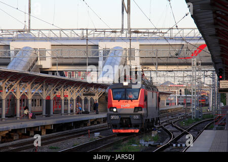 Europa, Russland, Republik Tatarstan, Kasan, Bahnhof | Stazione Ferroviaria, Kazan, Repubblica di Tatarstan, Russia Foto Stock