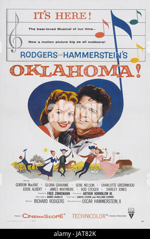 OKLAHOMA ! 1955 RKO film musicale con Gordon McRae e Gloria Grahame Foto Stock