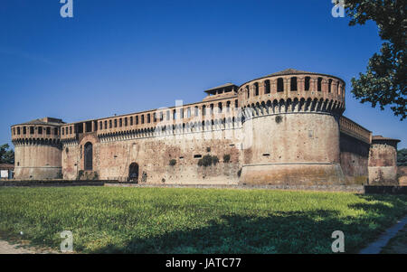 Imola. La medievale Rocca Sforzesca. Provincia di Bologna. Italia Foto Stock