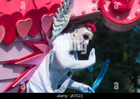 Melbourne, Australia. 13 marzo 2017. Melbourne's Moomba Parade. Foto Stock