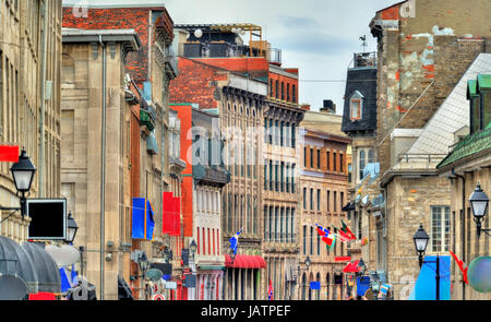 Edifici di Vecchia Montreal, Canada Foto Stock