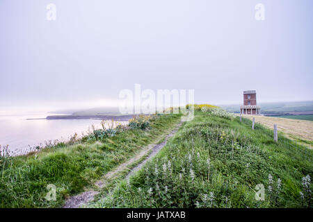 Clavell tower dorset sul giorno nuvoloso Foto Stock