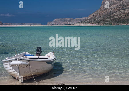 La splendida laguna di Balos beach a Creta Foto Stock