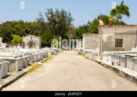 Cimitero Cementerio Cristobal Colon a l'Avana, Cuba Foto Stock