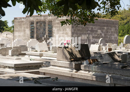 Cimitero Cementerio Cristobal Colon a l'Avana, Cuba Foto Stock
