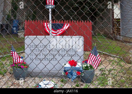 Comunità Veterans Memorial, Fishtown, Philadelphia Foto Stock