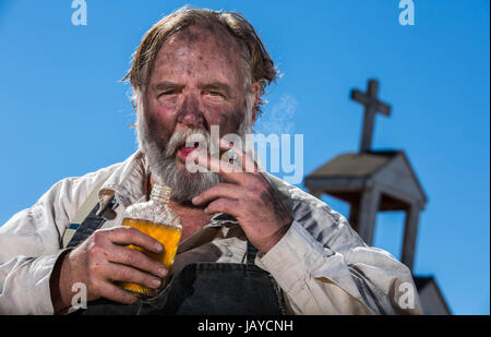 Il vecchio West bevuto bevande pallone Foto Stock