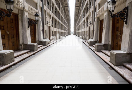Santo Domingo Repubblica Dominicana - 16 Maggio 2017: lo spazio interno del faro di Colombo Foto Stock