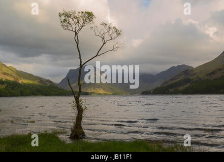 Buttermere Lake in Cumbria's Lake District Foto Stock