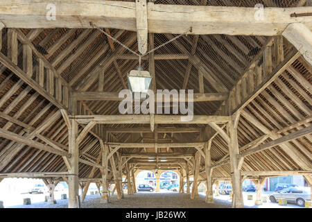 Francia, Seine-et-Marne (77) , Égreville, la Halle // Francia, Seine et Marne, a Egreville, market hall Foto Stock