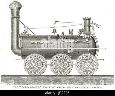 Il Royal George locomotiva a vapore 1827 da Timothy Hackworth Foto Stock