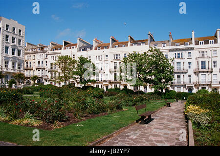 Warrior Square in estate, St Leonards on Sea, East Sussex, Regno Unito Foto Stock