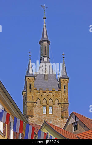 Blue Tower Bad Wimpfen. Foto Stock