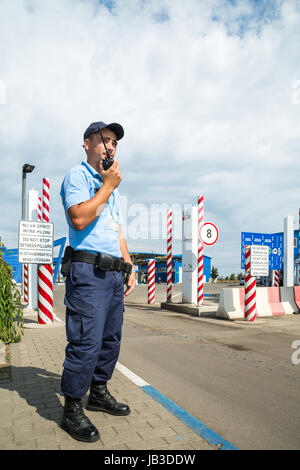 Tudora, Repubblica di Moldavia, Moldavian-Ukrainian border crossing Foto Stock